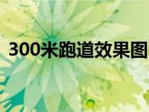 300米跑道效果图（300米田径跑道尺寸图）