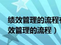 绩效管理的流程有哪些?各包括哪些内容（绩效管理的流程）