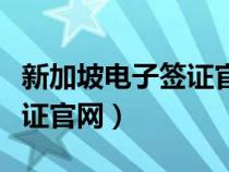 新加坡电子签证官网入口网址（新加坡电子签证官网）