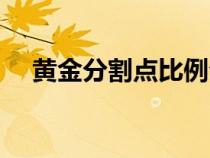 黄金分割点比例公式初中（黄金分割点）