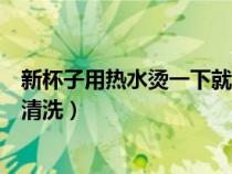 新杯子用热水烫一下就可以用了吗（保温杯第一次使用怎么清洗）