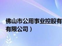 佛山市公用事业控股有限公司董事长（佛山市公用事业控股有限公司）