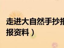 走进大自然手抄报资料图片（走进大自然手抄报资料）