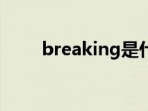 breaking是什么意思（breaking）