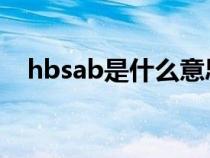 hbsab是什么意思（HBsAg是什么意思）