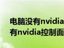 电脑没有nvidia控制面板怎么下载（电脑没有nvidia控制面板）