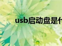 usb启动盘是什么意思（usb启动盘）