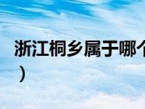 浙江桐乡属于哪个地区（浙江桐乡属于哪个市）