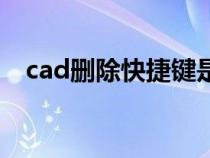 cad删除快捷键是什么（cad删除快捷键）