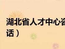 湖北省人才中心咨询电话（湖北省人才中心电话）