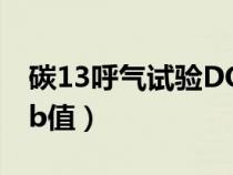 碳13呼气试验DOB值4.5（碳13呼气试验dob值）