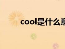 cool是什么意思（co是什么意思）