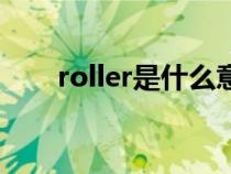 roller是什么意思（roll是什么意思）