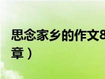 思念家乡的作文800字作文（关于思念家乡文章）