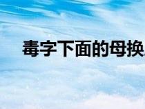 毒字下面的母换成毋读什么（毋读什么）