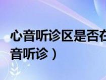 心音听诊区是否在各瓣膜解剖的相应位置（心音听诊）