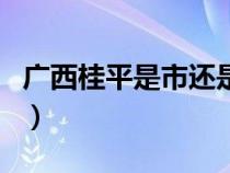 广西桂平是市还是县（广西桂平市属于哪个市）