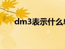 dm3表示什么单位（dm是什么单位）