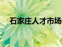 石家庄人才市场电话（石家庄人才市场）