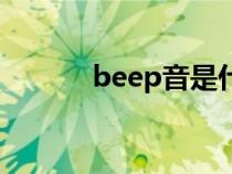 beep音是什么意思啊（beep）