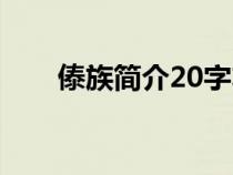 傣族简介20字左右（傣族简介50字）