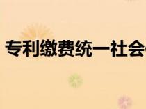 专利缴费统一社会信用代码填啥（专利缴费）