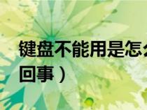 键盘不能用是怎么回事?（键盘不能用是怎么回事）