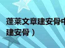 蓬莱文章建安骨中间小谢指的是谁（蓬莱文章建安骨）