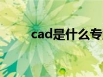 cad是什么专业学的（cad是什么）