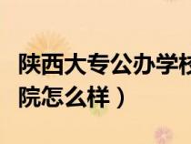 陕西大专公办学校排名（陕西财经职业技术学院怎么样）