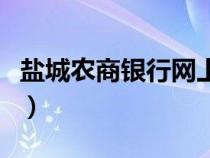 盐城农商银行网上银行（盐城农商行网上银行）