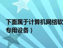 下面属于计算机网络软件的是（下面_______是计算机网络的专用设备）