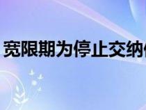 宽限期为停止交纳保费次日起60日（宽限期）