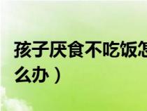 孩子厌食不吃饭怎么回事（孩子厌食不吃饭怎么办）