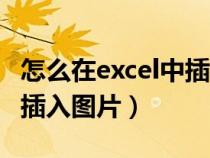 怎么在excel中插入图片链接（怎么在excel中插入图片）