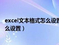 excel文本格式怎么设置有个绿色的箭头（excel文本格式怎么设置）