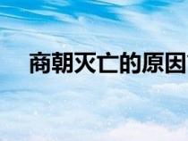 商朝灭亡的原因简洁（商朝灭亡的原因）