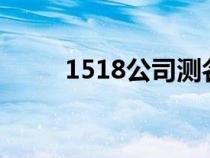 1518公司测名打分（公司名打分）