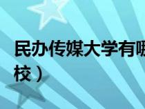 民办传媒大学有哪些学校（传媒大学有哪些学校）