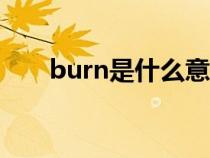 burn是什么意思（beat是什么意思）