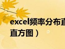 excel频率分布直方图步骤（excel频率分布直方图）