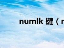 numlk 键（numlk键是什么意思）