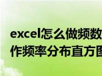 excel怎么做频数分布直方图（怎样用excel制作频率分布直方图）