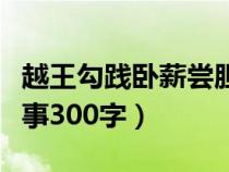 越王勾践卧薪尝胆的故事简介（卧薪尝胆的故事300字）