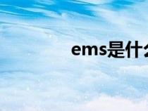 ems是什么快递公司（em）