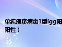 单纯疱疹病毒1型igg阳性就是性病吗（单纯疱疹病毒1型igg阳性）