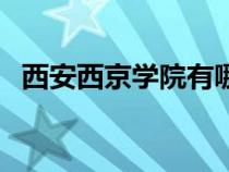 西安西京学院有哪些专业（西安西京学院）