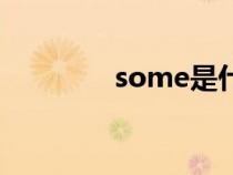 some是什么意思（some）