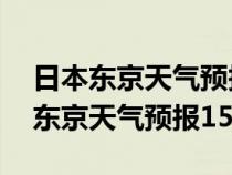 日本东京天气预报15天查询百度百科（日本东京天气预报15天）