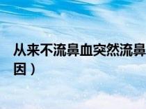 从来不流鼻血突然流鼻血是什么原因（突然流鼻血是什么原因）